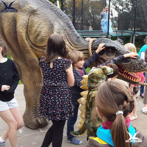 Costume de Tiranosaurus Rex grandeur nature, dinosaure mécanique T-Rex marchant, costume animatronique pour adultes, cosplay de dinosaure en vente - Product Image 3