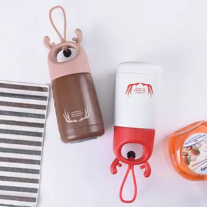 Populaire Dubbele Wand Vacuüm Roestvrijstalen Drinkflessen Voor Kinderen Meisjes Met Beer Totoro Honing Bunny Kids Cartoon Thermos