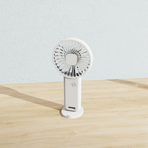 Ventilador de Escritorio WXL188 con Base, Soporte para Teléfono Móvil, Mini Ventilador de Mano Portátil, Recargable por USB - Product Image 6