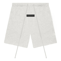 Shorts amples essentiels en coton molletonné uni pour homme et unisexe, personnalisables avec logo, collection été 2026
