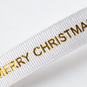 Wholesale Custom Logo Grosgrain <b>Ribbon</b> Polyester Multiple Sizes for Last Christmas Favor & Handicraft Decoration - Product Image 5