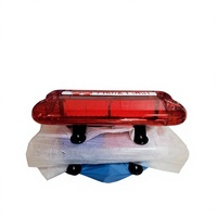 12V 24V Bernsteinfarbenes LED-Blitzwarnlicht für Gabelstapler, Wasserwagen und Rettungsfahrzeuge