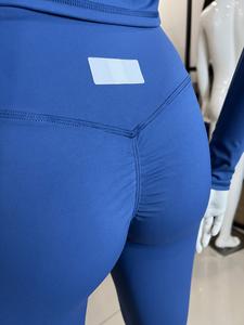 Leggings taille V OEM pour femmes, pantalon de yoga évasé confortable, doux, à séchage rapide et froissé - Product Image 5