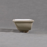 Lavabo de salle de bain rectangulaire moderne certifié CUPC W-016, à encastrer, pour hôtel, avec vasque en porcelaine lisse et facile à nettoyer