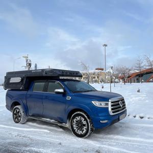 Plástico moderno para <span class=keywords><strong>Toyota</strong></span> <span class=keywords><strong>Hilux</strong></span> Custom Camper Shells Pop-up Bed Slide Truck Campers para acampar al aire libre Hecho en China - Product Image 3