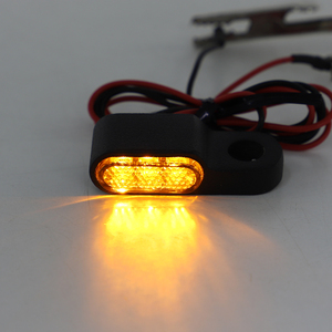 Amber LED Turn Signal Lamp Indicators for General <strong>Motorcycle</strong> Bike Blinker Handlebar <strong>Light</strong> for <strong>Motorcycles</strong> - Product Image 2