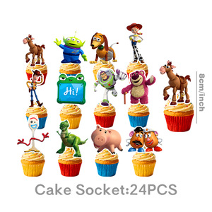 Nuovo Arrivo Set di Decorazioni per Feste di Compleanno a Tema Cartoni Animati, Piatti e Bicchieri di Carta Usa e Getta, Palloncini, Set di Stoviglie in Carta - Product Image 6