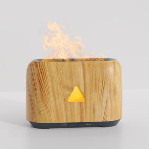 Diffuseur d'arômes à flamme 150 ml, humidificateur USB, télécommande, lumière LED, usage domestique et commercial - Product Image 2