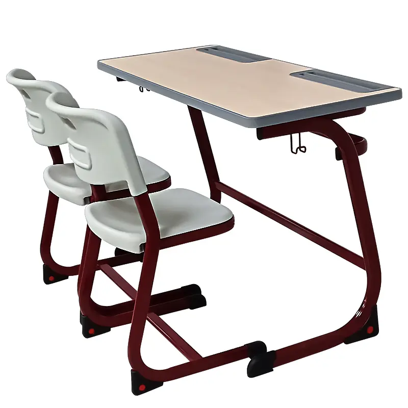 Столы и стулья школы детская переноска с двумя сиденьями стол и стул удобный университета DT-601