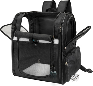 Muestra gratuita: Transportín plegable para mascotas deportivas con cama impermeable - Transportín plegable de plástico con puerta frontal - Product Image 3