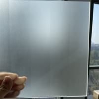 Motif de branche de Shahe verre flotté teinté gris semi-transparent décoratif verre dépoli gravé à l'acide satiné prix 12mm