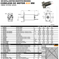 Moteur à courant continu (CC) sans balais NEMA à couple puissant, 24V 28V, basse tension, avec plaque de fixation pour équipement automatique