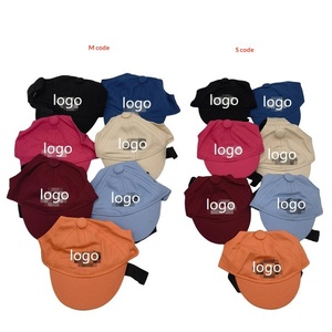 Cappello per Animali Domestici Regolabile in Cotone, Berretto da Baseball con Fori per le Orecchie per Cani <span class=keywords><strong>di</strong></span> Piccola Taglia, Design a Tema New York, Logo Personalizzabile - Product Image 4