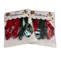 Ensemble de décoration de ballons de Noël de 12 pouces, ballons exquis en carton, ballons en latex pour fête de NOËL