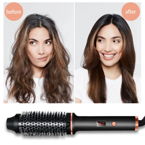 Peigne à air chaud noir personnalisé bigoudi rotatif pour <span class=keywords><strong>cheveux</strong></span> <span class=keywords><strong>courts</strong></span> ensemble de peignes à air rotatif à <span class=keywords><strong>brosse</strong></span> chaude - Product Image 3