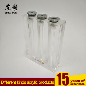 Modern Luxury Eco-Friendly Recyclable Clear Acrylic Body <b>Display</b> <b>Rack</b> High Precision Drilled Holes Custom Factory Polished Water - Product Image 5
