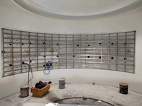 Rond incurvé flexible et créatif des écrans d'intérieur p2 module mené flexible installation rapide ultra mince a mené l'écran d'affichage