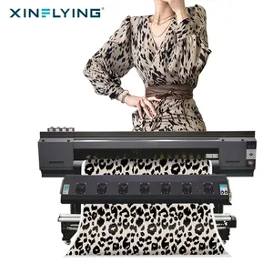 XinFlying Lifetime warranty 1900mm Large Format 3 heads 5193 head dye sublimation printer