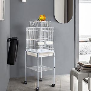 Ekstra Büyük Demir Kuş Kafesi Hayvan Desenli Plastik Tepsi Çevre Dostu Düğün Sinek Yetiştirme Süslemeleri Kutulu 34x38x110cm Orta Boy - Product Image 2