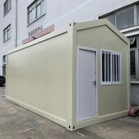 Maison préfabriquée en conteneur de 20 pieds, portable, modulaire, de luxe, détachable, à prix avantageux