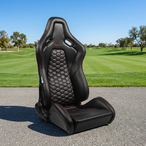 Siège baquet haute performance SSCUS ACE-PU en cuir PU ACE FRP |   Coque intégrale pour sports automobiles |   Exportation de Malaisie - Product Image 1