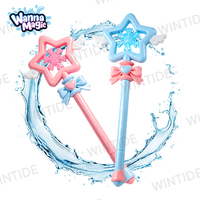 Pistolet à eau magique féerique à pompe, mignon, avec ailes d'étoile et flocon de neige, jouet de tir à l'eau pour princesse, unisexe, pour piscine d'été