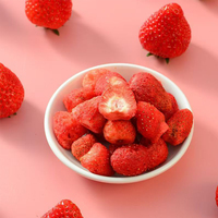 Chinese aardbeien gedroogd fruit, vers gedroogd (FD-proces), zoete snack, graan-ingrediënt, fabrieksprijs