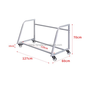 Kim loại cầm tay lốp Organizer <span class=keywords><strong>Rack</strong></span> với 4 bánh xe nhà để xe carport đa lốp lưu trữ di chuyển hiển thị đứng cho lốp xe - Product Image 6