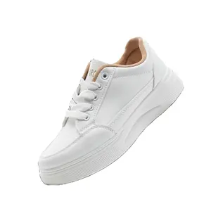 2024 Hottest Sell Woman Fashion Simple 2021 White Sport Shoes Casual Flat School Sneaker For Lady