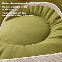Lit de tente pliable portable pour chat, maison pour animaux de compagnie en maille respirante pour intérieur, extérieur, camping, voyage OEM/ODM