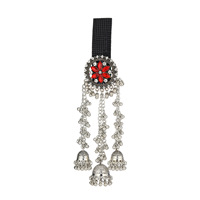 Broche pour femme en alliage de zinc, faite à la main, best-seller transfrontalier, style ethnique indien vintage, à la mode, utilisable comme pince à cheveux ou coiffe