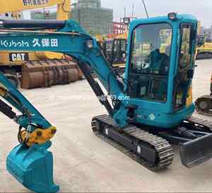 Mini-pelleuse d'occasion Kubota U35S, machine de terrassement, KUBOTA KX135 U35, équipement de construction - Product Image 5