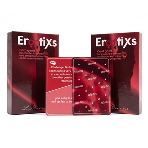 Interaktives Kartenspiel für Paare 50 Karten 11x7cm Beschichtetes Papier Romantisches Herausforderungs-Deck für Liebende mit Magnetbox mit Klappdeckel - Product Image 2
