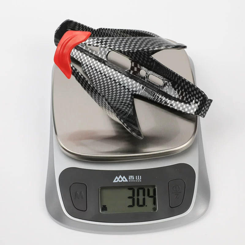 Hongdak New V-Shaped Plastic Bike Water Bottle Cage Bicycle Carbon Fiber Texture Bike Kettle Stand Holder