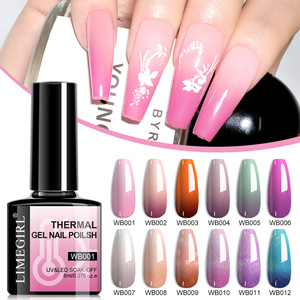 New Temperature Changing <b>Nail</b> Polish 12 Color 16ml Large Capacity <b>Nail</b> Salon UV <b>Gel</b> Polish Varnish <b>Nail</b> Care Products - Product Image 1