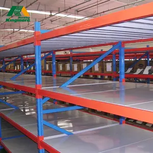 Medium Duty 300-800kg Longspan Warehouse Steel Storage Boltless Shelving Racks 3/4/5 Layers