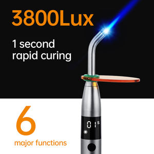 Nuova cura dentale Cordless di metallo testa di grande capacità LED 1s Dental Curing Light - Product Image 6