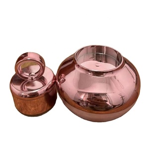 Envase Cosmético Vacío de 30g 50g, Contenedor de Maquillaje de Acrílico de Alta Calidad, Botella Dorada para Crema, Envases para Cosméticos - Product Image 5