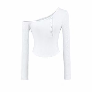 Blusas de Alta Calidad para Mujer, Casuales, de Manga Larga, Cuello Redondo, Corte Ajustado y Corto - Product Image 4