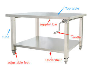 FlexStand Ergonomic <b>Work</b> <b>Table</b> with Lower Storage Tier - Product Image 5