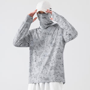 Camisa de pesca de manga larga personalizada de fábrica Upf 50 + ropa de secado rápido con capucha adultos camisas hombre - Product Image 2