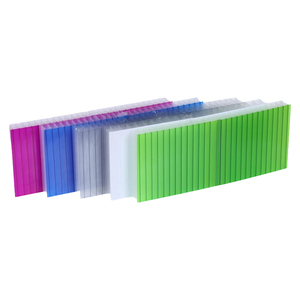 <span class=keywords><strong>Plaque</strong></span> de connexion rectangulaire à sept parois de haute qualité <span class=keywords><strong>30mm</strong></span> 40mm 50mm pour toiture de serre en <span class=keywords><strong>polycarbonate</strong></span>, <span class=keywords><strong>plaque</strong></span> alvéolaire PC pour éclairage solaire - Product Image 6