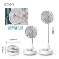 Ventilateur humidificateur à brume avec fonction de minuterie et circulation d'air stabilisée
