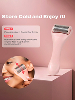 Nouveau Rouleau de Massage Glacé en Acier Inoxydable pour le Visage et les Yeux – Lifting Facial et Soin de Beauté