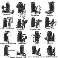 Équipement de musculation professionnel à charges sélectionnables en acier Q235 pour clubs de fitness