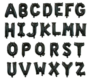 Gran oferta, decoración de fiesta de <span class=keywords><strong>cumpleaños</strong></span> de PVC barata, globo de papel de aluminio con letras del alfabeto - Product Image 4