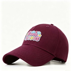 Gorra de Béisbol Unisex Informal Transpirable de 6 Paneles, Logotipo Bordado Personalizado, Gorras de Béisbol de Color Sólido - Product Image 1