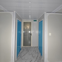 Maisons préfabriquées compactes à 3 chambres, maisons conteneurs, maisons conteneurs de luxe extensibles, bureaux pliables