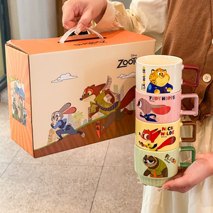 Taza de Cerámica <span class=keywords><strong>Disney</strong></span> con Asa, Diseño de Dibujos Animados y Caja de Regalo, Taza para Café, Leche, Regalo, Oficina y Navidad - Product Image 2