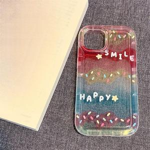 เคสโทรศัพท์กันกระแทกแบบโปร่งแสงสีรุ้งไล่เฉด รุ่น iPhone 17 Pro Max  แบบมีช่องใหญ่ ภาษาอังกฤษ - Product Image 5